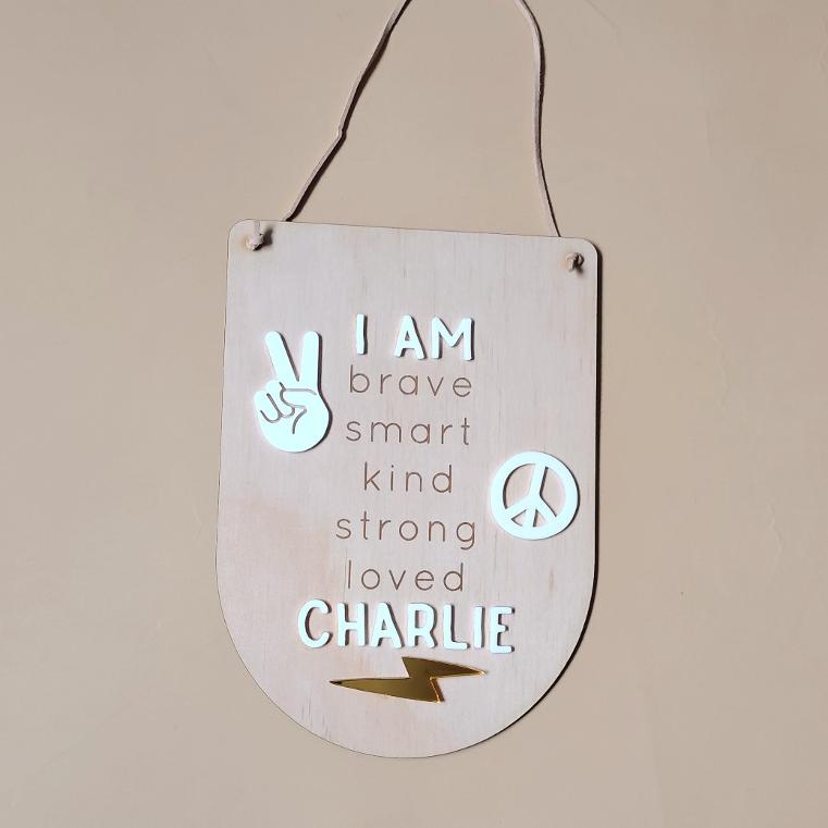 Affirmation Banner - Peace