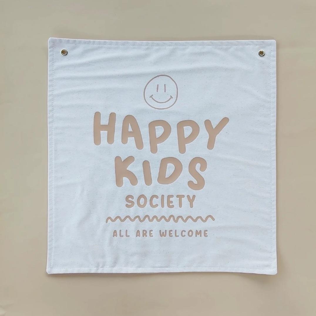 Happy Kids Society Banner | Colour Options