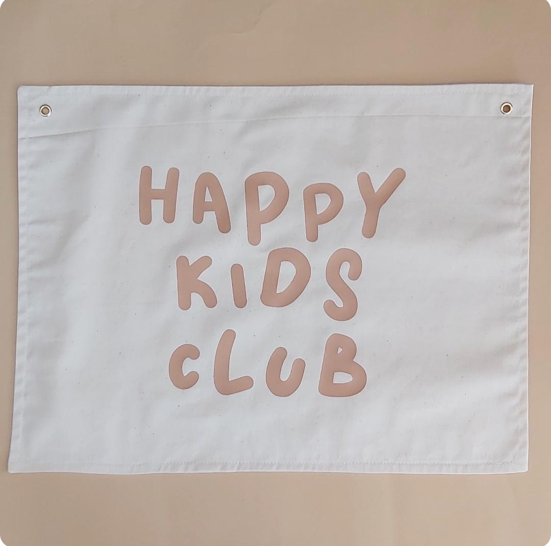 Happy Kids Club Banner | 5 Colour Options