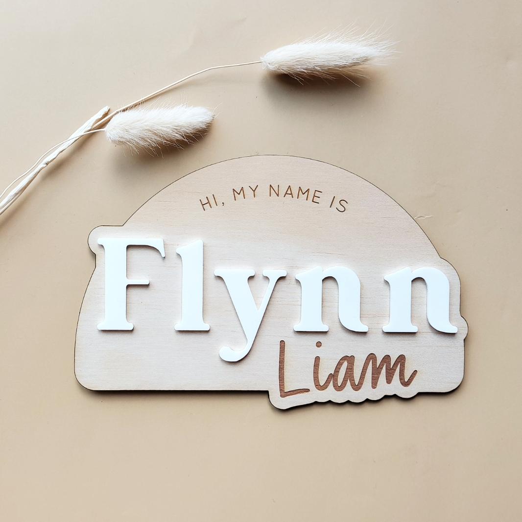 Name Annoucement Plaque