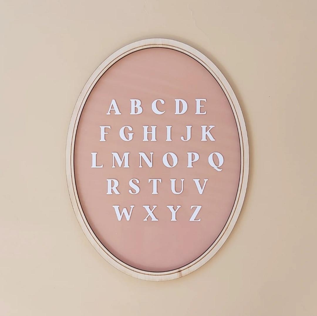Alphabet Wall Plaque | Colour Options
