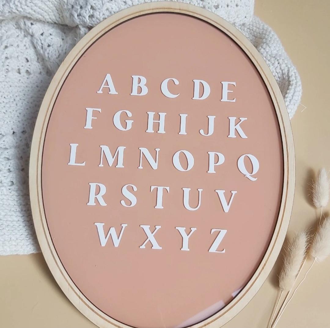 Alphabet Wall Plaque | Colour Options