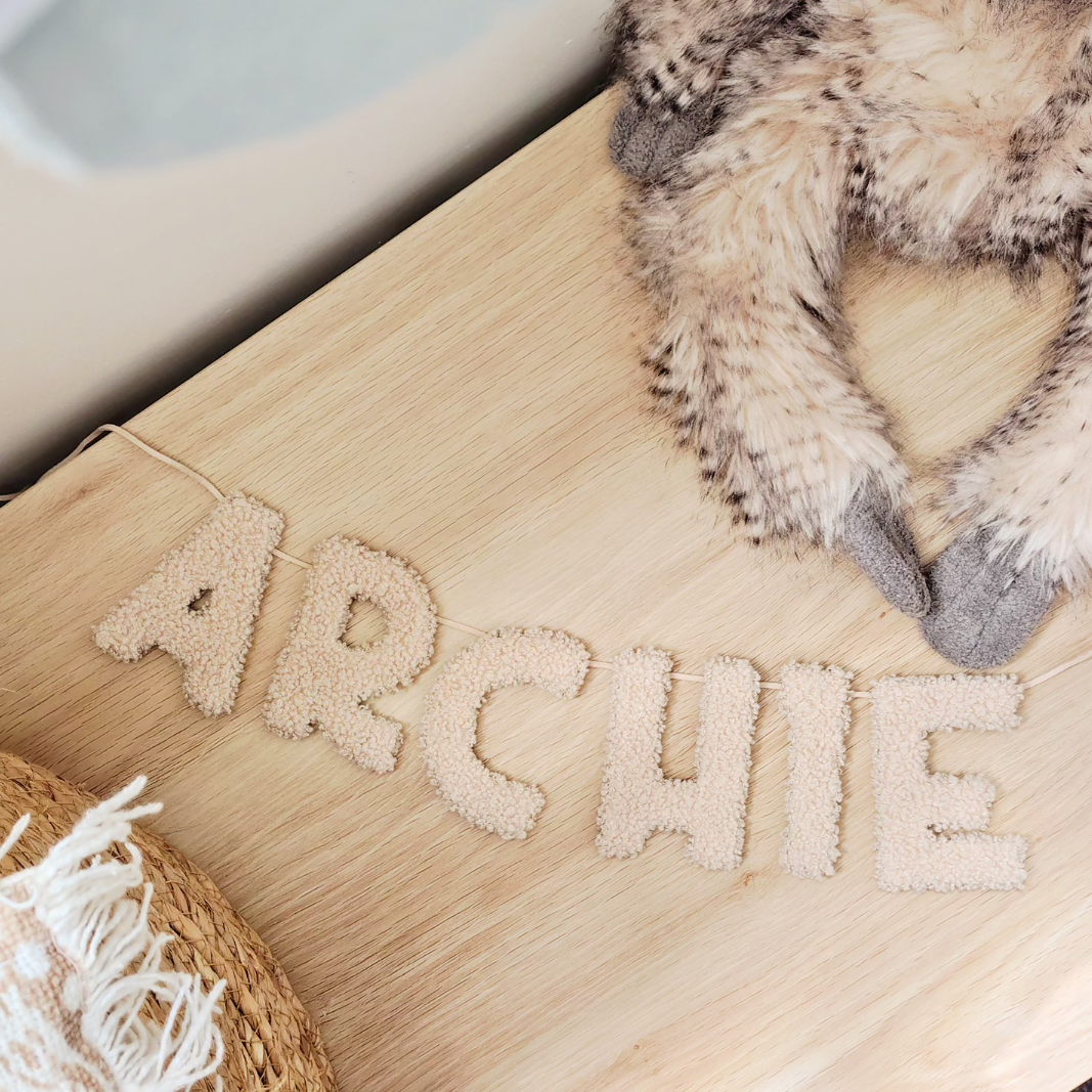 Boucle Name/Word Bunting