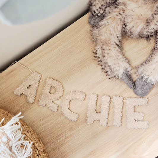 Boucle Name/Word Bunting