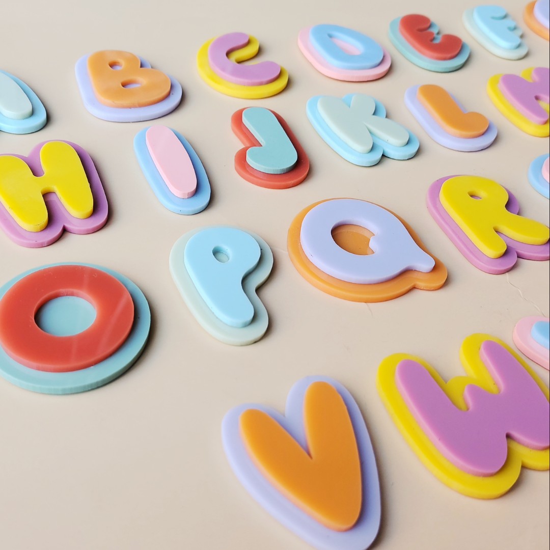 Magnetic Bubble Alphabet