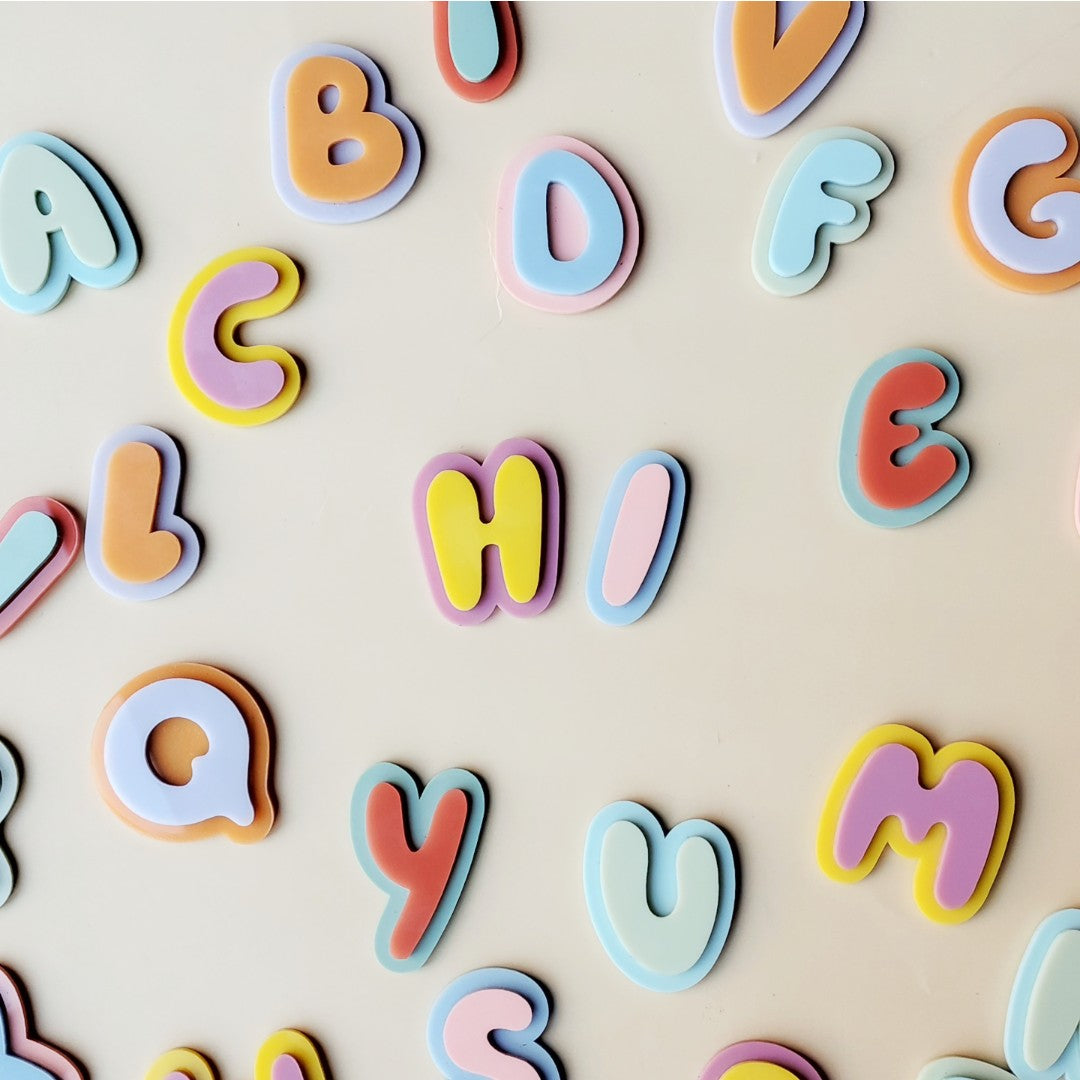 Magnetic Bubble Alphabet