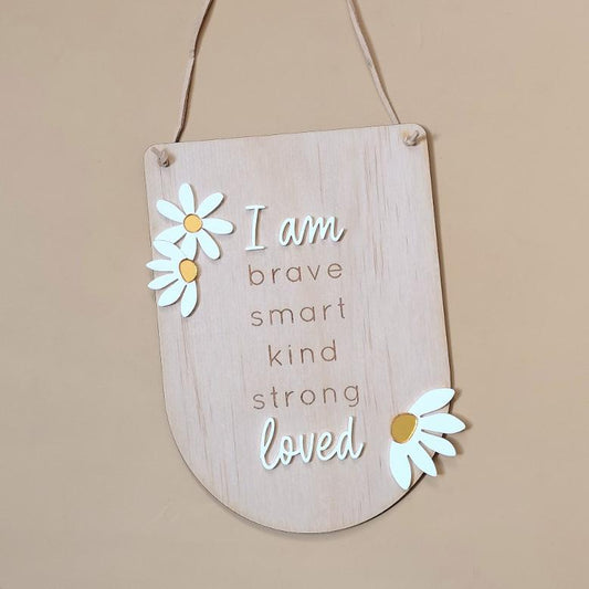 Affirmation Banner - Daisy