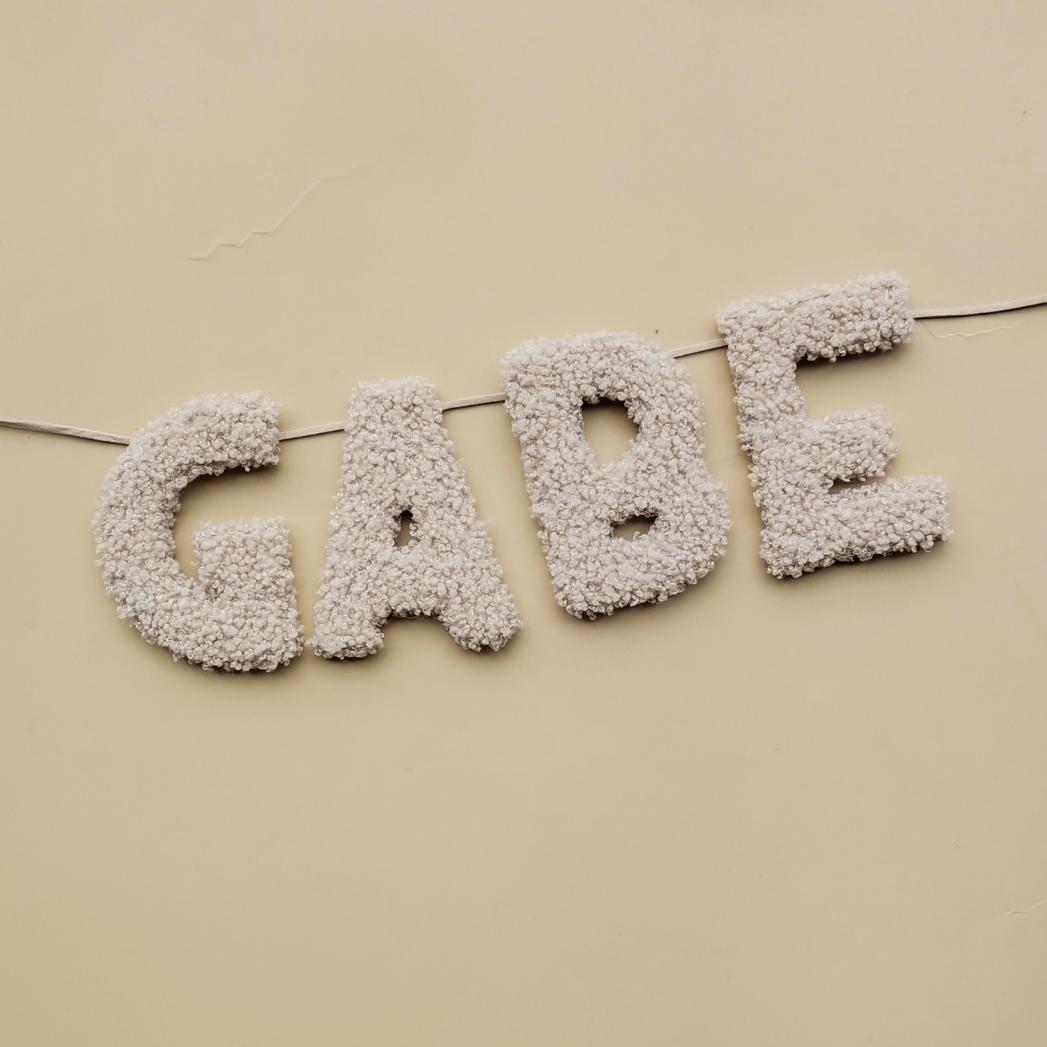 Boucle Name/Word Bunting