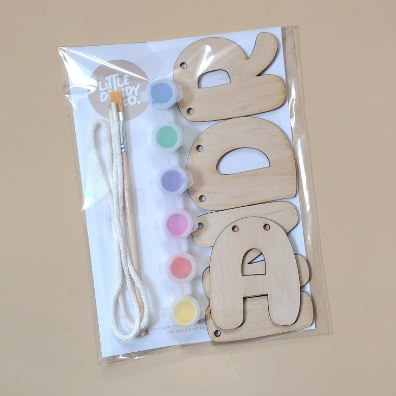 Paint-Your-Own Name Garland