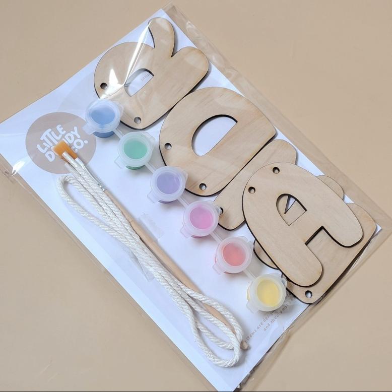 Paint-Your-Own Name Garland