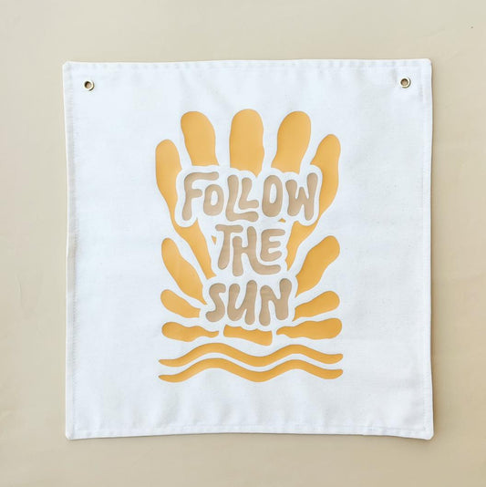 Follow the Sun Banner |  Colour Options