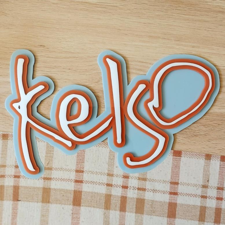 Handwritten Name Sign - 3 Layer