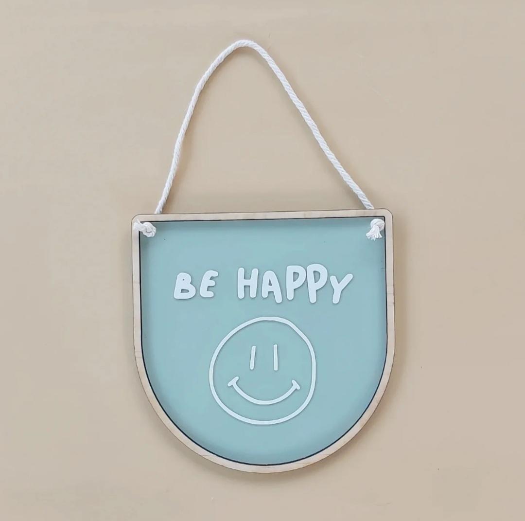 Be Happy Hanger | Colour Options