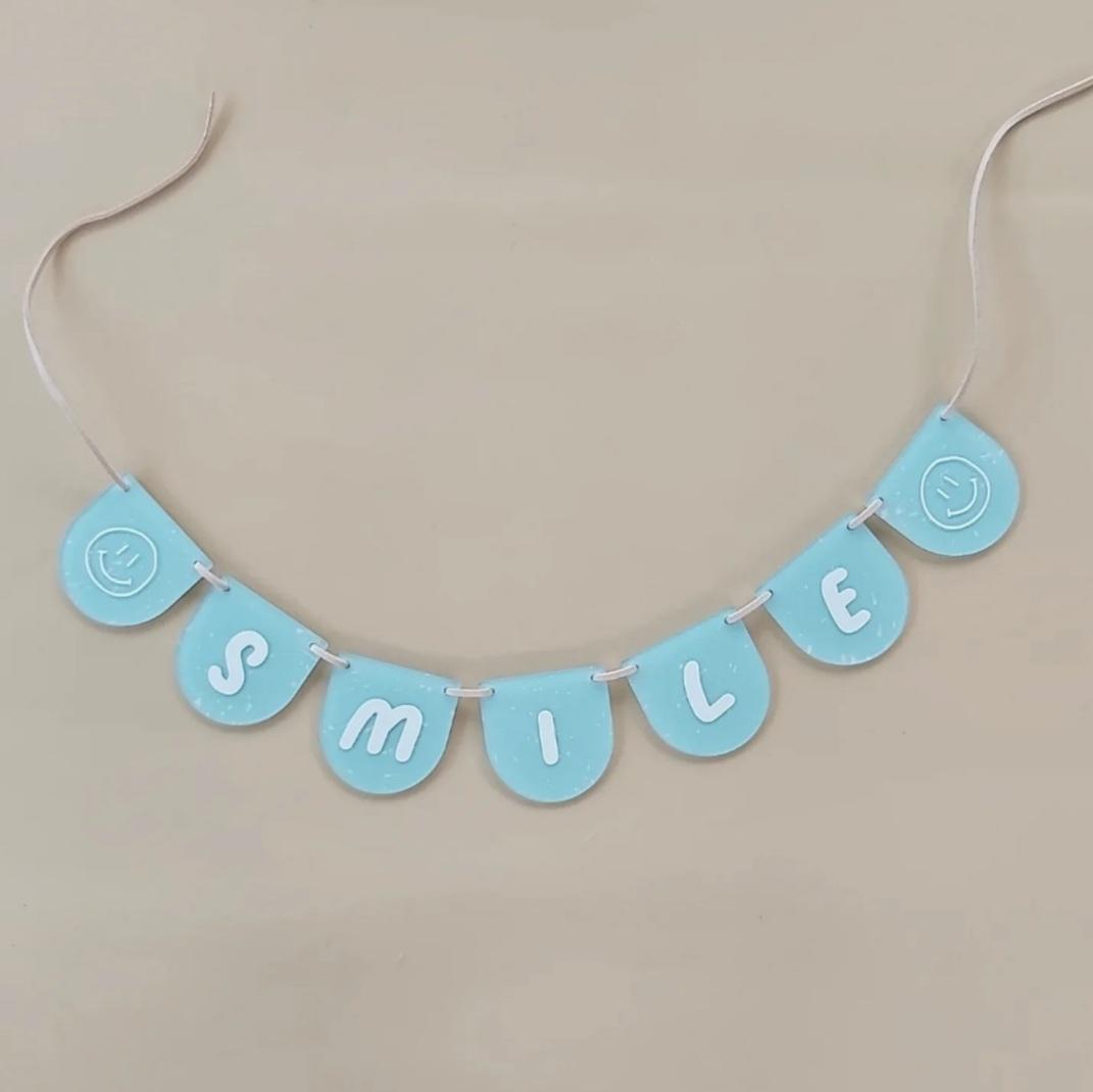 Smile Bunting | Colour Options