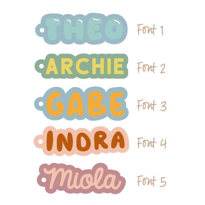 Name Bag Tags