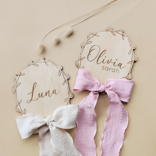 Name Leafy Plaque