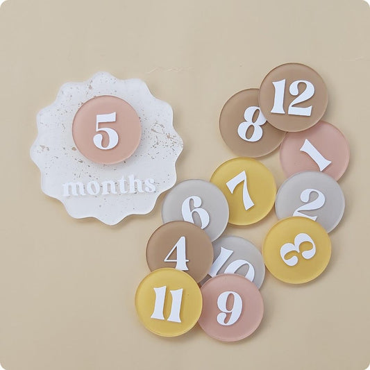 Interchangeable Wavey Milestone Set | Colour Options