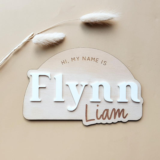 Name Annoucement Plaque