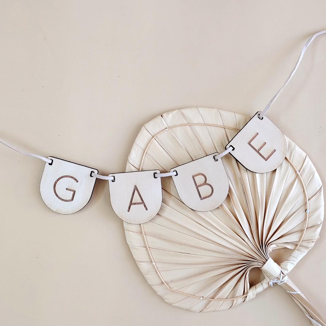 Scalloped Name Bunting
