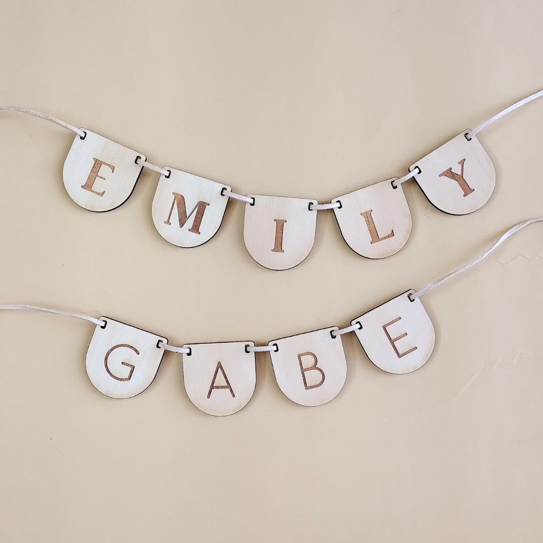 Scalloped Name Bunting