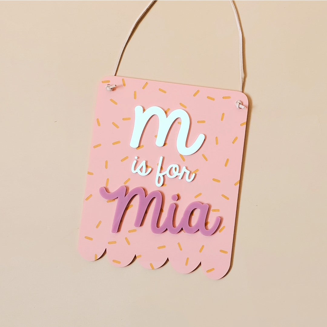 Sprinkle Name Banner
