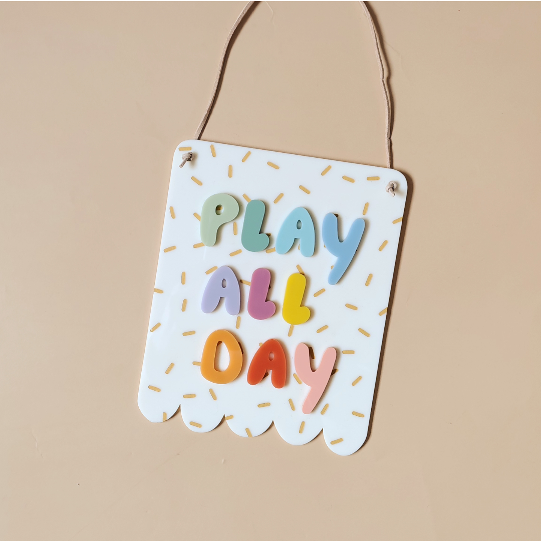 Sprinkle Play All Day Banner