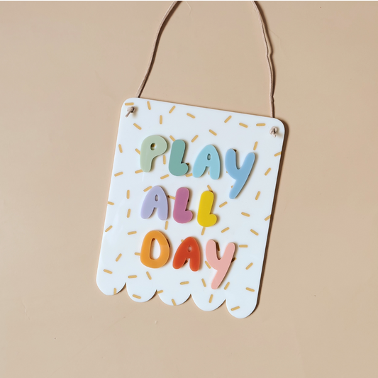Sprinkle Play All Day Banner