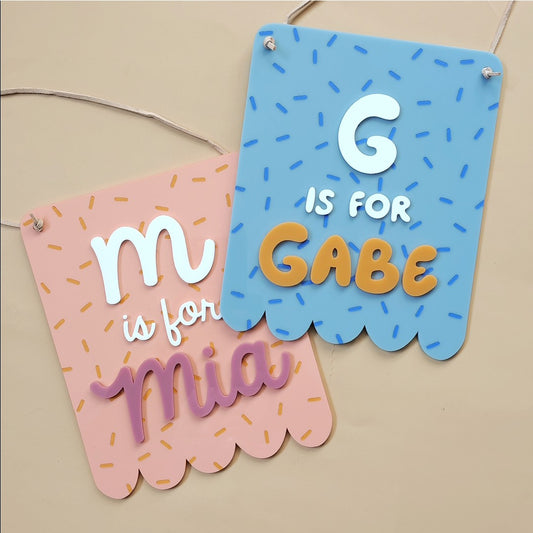 Sprinkle Name Banner