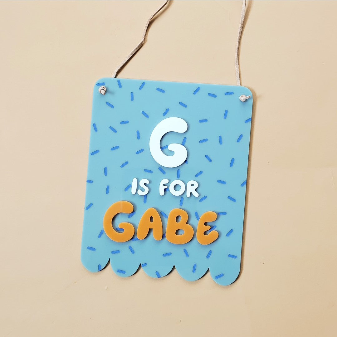 Sprinkle Name Banner