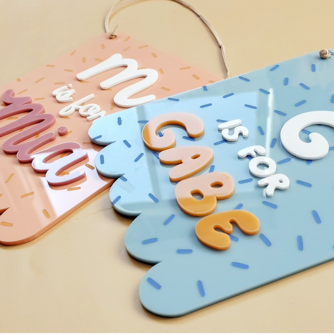 Sprinkle Name Banner