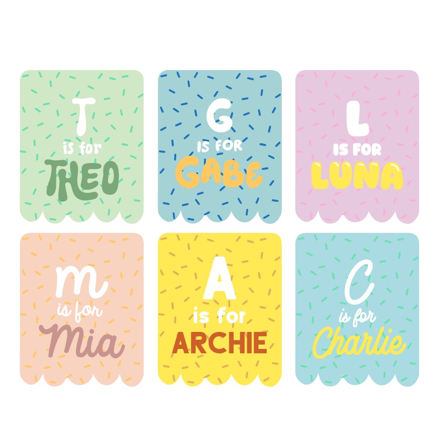 Sprinkle Name Banner