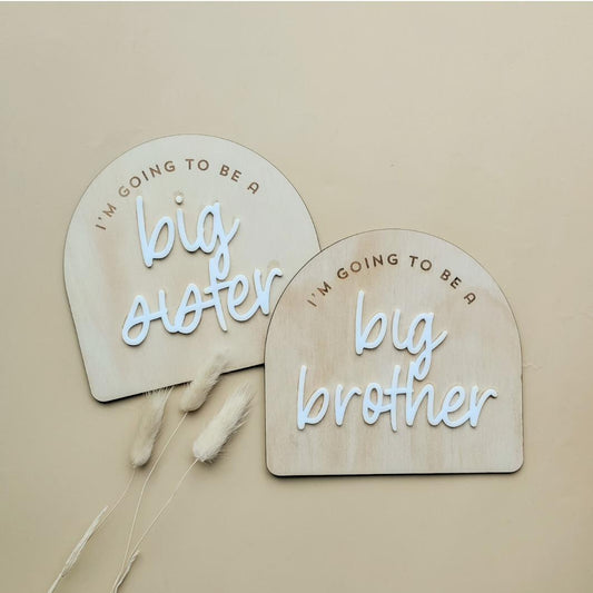 Big Brother/Sister Plaque Style 2