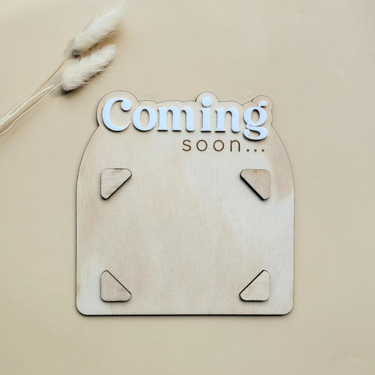 Coming Soon Sonograph Plaque Stye 1