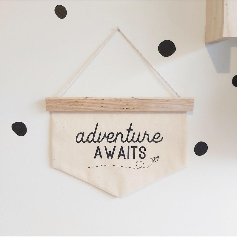 'Adventure Awaits' Quote Banner